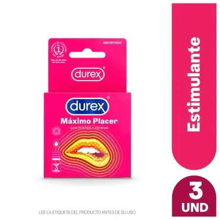 Preservativo Durex Maximo Placer (CAJA144u.)