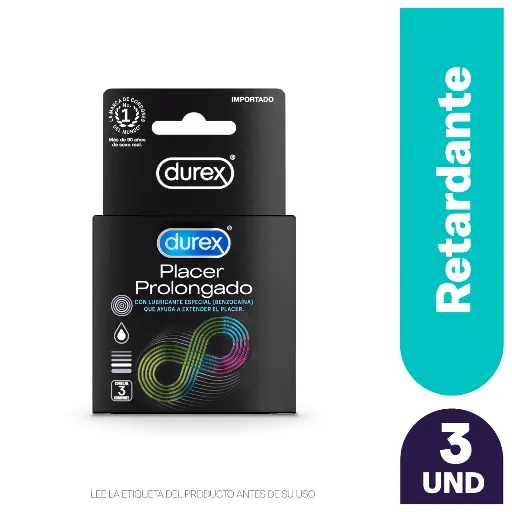 Preservativo Durex Placer Prolongado (CAJA144u.)