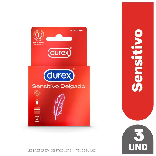 Preservativo Durex Sensitivo Delgado (CAJA144u.) 