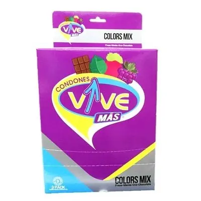 Preservativo Vive Color (CAJA16u.)